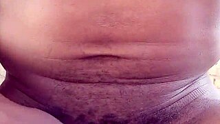 stroking my bbc and moaning outdoors