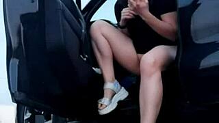 Lika Lax’s sordid public highway public self pleasure journey