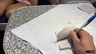 Cute Girl Passenger Lost At Cards On Train!