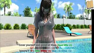 teen wife fucks mother in law during game night