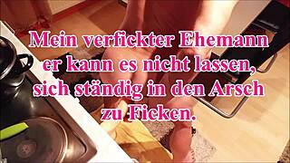 german anal with dildo