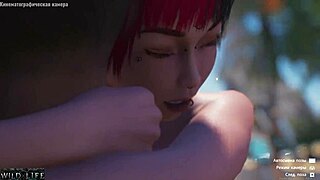 I felt wild fucking her while dancing outdoors