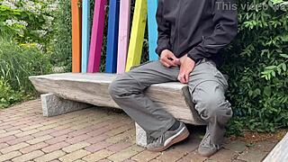 On a park bench I finish on big beautiful woman I'd never met before