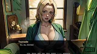 Hokage's life ep 3: Naruto rides the milf Tsunade with her huge tits bouncing