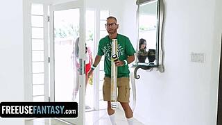 SHAMELESS CAMP COUNSELOR FREE USES HIS STUBBORN CAMPERS GAL AND SELENA!