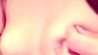 Nympho Selfie Girl Teases with Shaved Pussy?