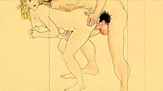 Vintage erotic drawings come to life in a sensual animated tale.
