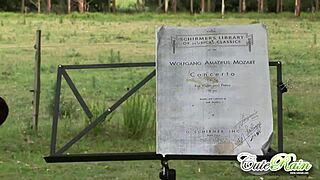 Sexy Teen 18+ Girl Playing In Nude Outdoors, Amateurs Solo Homemade.