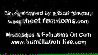 Mistress humiliates slave with public crossdressing