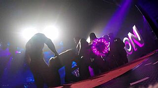 Porn stars engage in gay orgy at night club