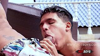 Novinho paid me to fuck his ass in pov