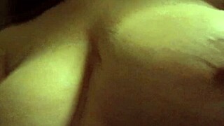 topanga1234 rubs her big tits and pussy to orgasm.