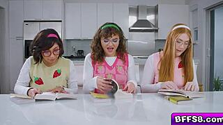 Harper Red and Friends Explore Lustful Group Desires