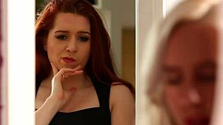 Redhead MILF Squirts in Threeway Oral Sex