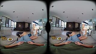 I enjoy romantic VR sex with Mary Popiense in POV