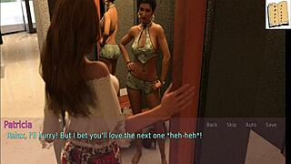 wife and stepmother playing a game together