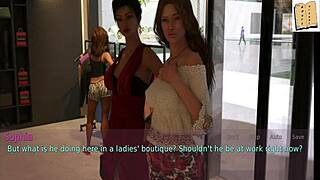 wife and stepmother playing a game together