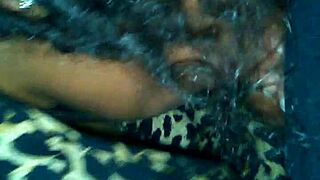 mature ebony feels sloppy blowjob on monster bbc