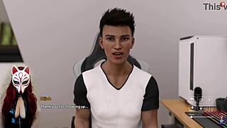 i work at the bar in cosplay with big tits and see-through costumes