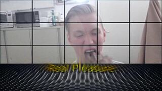 Interracial gay hardcore sex in the office with virgin ass