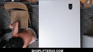 big booty latina shoplifter maya morena gets deepthroat and doggystyle fucking