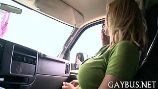 Pleasuring blowjob with gay bareback sucking