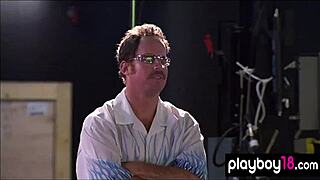 busty blondies andrea lowell and teagan presley playing trick on guys