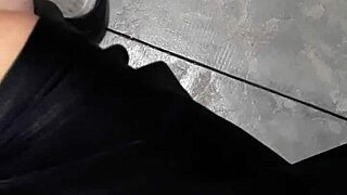 Bold Flashing To Mature Lady At Laundry Mat