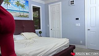 i watch stepsisters pleasure each other's tight pussies in bedroom