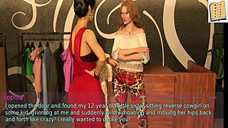 wife and stepmother playing a game together