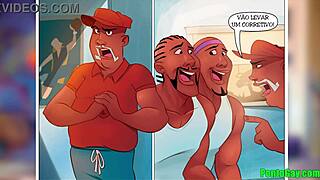 Basketball Losers Take Big Black Cock Anal?