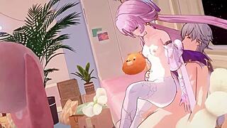 Cartoon Cowgirls Ride And Squirt In Dominance