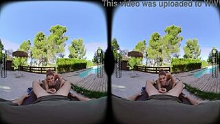 I enjoy romantic VR sex with Mary Popiense in POV