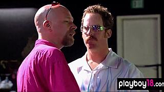 busty blondies andrea lowell and teagan presley playing trick on guys