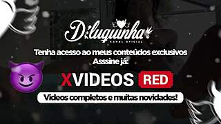 Novinha Caught Bathing Gets Pussy Licked by Huge Cock!