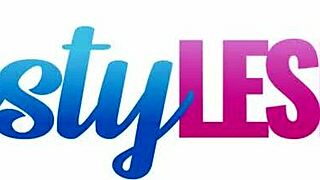 busty lesbians laura and themis fill holes with toys