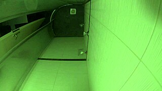 guy takes nice shower