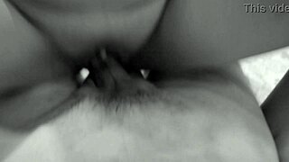 russian young gets pleasure in cowgirl