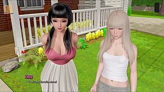 ripples 40 with big tits and monster cock in 3d game
