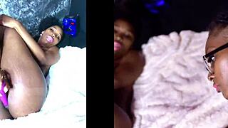 goddess luxxx28 sneak peeks pussy spread playing with sexy ass toys ebony babe playing with her black and pink pussy