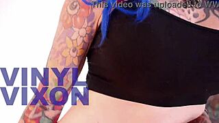 Vinyl Vixon Big Cock POV Blowjob And Huge Load Cum Swallow