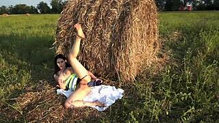 Anal fisting foot and matryoshka and squirting