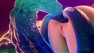 Mona portrayed explicitly in animated porn
