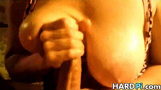 Does Busty Wife Give Handjob To Husband?