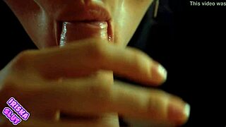 The Sweet Girl In Uniform Delivers Close-Up Blowjob, Sucking Cock Deepthroat For Cum