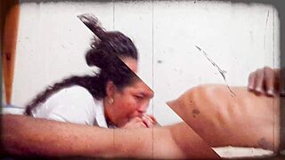 Colombian Throat Takes Monster Cock Deepthroat Cum