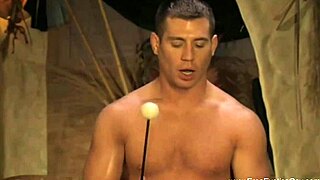 massage session turns into anal pleasure for gay lovers with assfucking