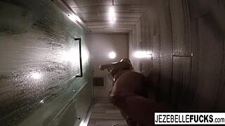 Jezebelle Bond Films Herself NAKED in Steamy Bath