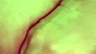 Dildo stretches my anal wide open like a blooming flower