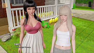 ripples 40 with big tits and monster cock in 3d game